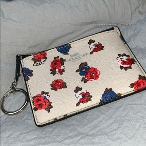 BRAND NEW Coach Floral “Mini Skinny ID Case”